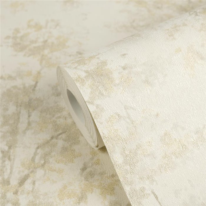 Papier peint effet feuillage diffus en beige ·  2029792002