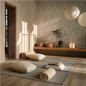 Textured wallpaper with warm autumnal design 2