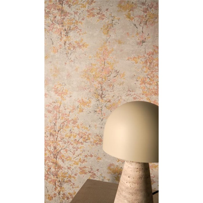 Textured wallpaper with warm autumnal design ·  2029792005