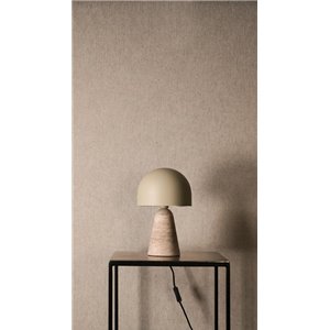 Papier peint texturé beige avec finition dorée 2