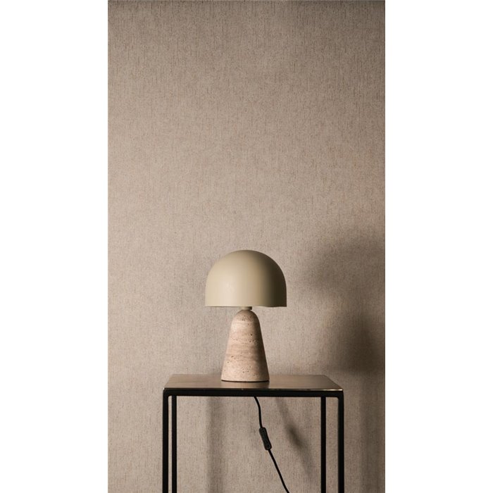 Papier peint texturé beige avec finition dorée ·  2029792016