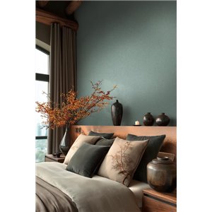 Papier peint texturé bleu-vert subtil 2