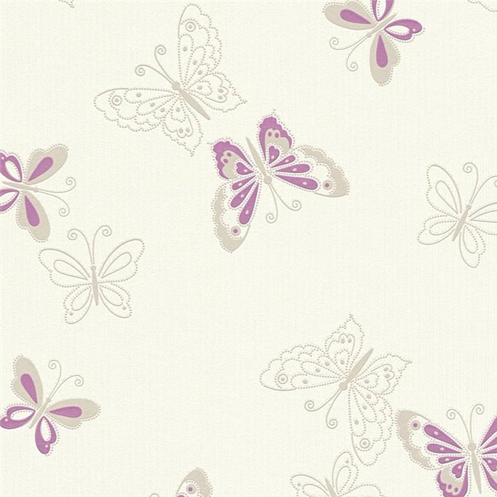 Pastell-Schmetterlings-Tapete für Kinder ·  2029347651