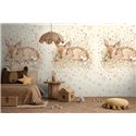 Sleeping fawn nursery wall mural ·  792886