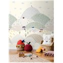 Illustrated countryside wall mural for children ·  792891