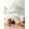 Mural de pared infantil de paisaje rural ilustrado ·  792891