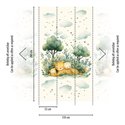 Mural de pared infantil con leopardos dormidos ·  792897