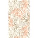 Mural de pared hojas tropicales en tonos pastel ·  388551