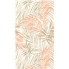 Mural de pared hojas tropicales en tonos pastel · 388551