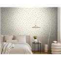 Floral climbing vine wall mural with panelled dado ·  398051