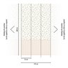 Floral climbing vine wall mural with panelled dado ·  398051