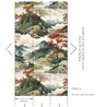 Mural panoramique paysage oriental de montagnes et érables ·  790154