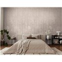 Soft botanical forest wall mural in sandy tones ·  792161