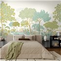 Botanical garden wall mural with tranquil ponds ·  792223