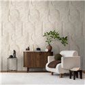 Mural de pared geométrico con efecto relieve cemento ·  792244