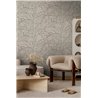 Geometric wall mural with linear fan arches · 792251
