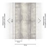 Concrete panel effect wall mural in soft grey · 792265