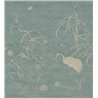 Mural de pared paisaje oriental con garza bordada · Casamance Legendes 70343568