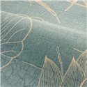 Mural de pared paisaje oriental con garza bordada · Casamance Legendes 70343568
