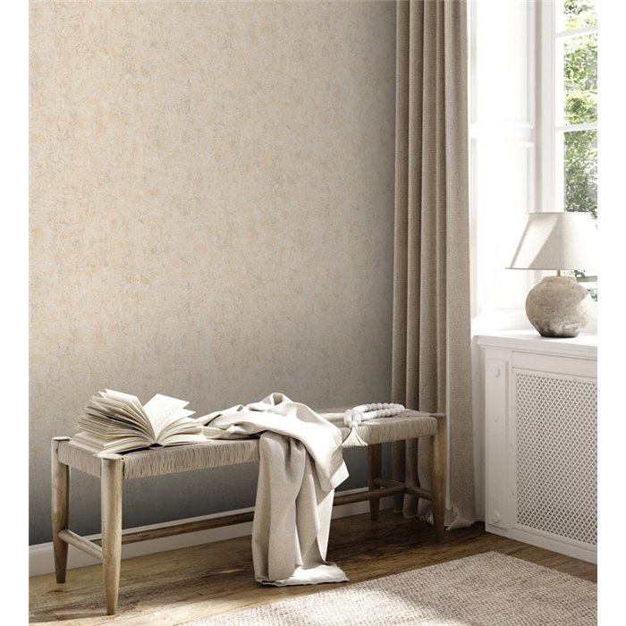 Papier peint texturé beige clair mat ·  390361