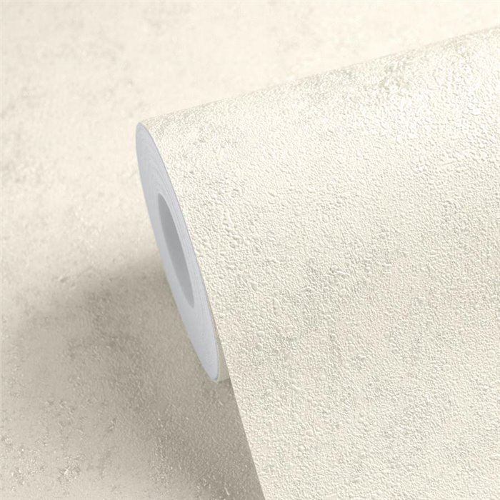 Papier peint texturé crème à effet sableux ·  390364