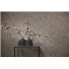 Papier peint gris texturé avec finition tissée · 395661