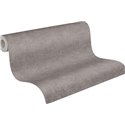 Papier peint gris texturé avec finition tissée ·  395661
