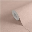 Texturierter Tapete in Rosé-Beige mit Gewebeeffekt ·  395667