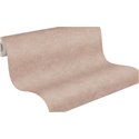 Texturierter Tapete in Rosé-Beige mit Gewebeeffekt ·  395667
