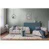 Papier peint texture subtile bleu clair effet lin · 791529