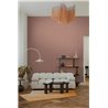 Papier peint texturé rose à effet lin ·  791532