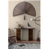 Light beige wallpaper with textured linen effect · 791534