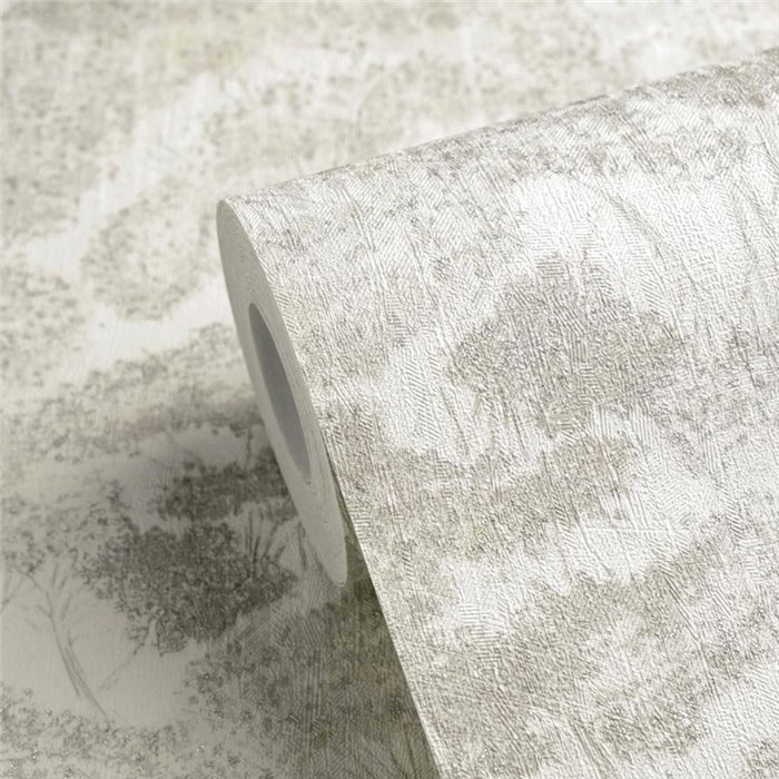 Papier peint motif forêt en tons neutres ·  792272