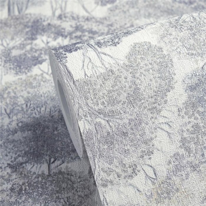 Papier peint paysage d'arbres en tons froids ·  792273
