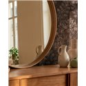 Papier peint damas baroque en tons bruns ·  792284