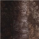 Papier peint damas baroque en tons bruns ·  792284