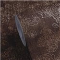 Papier peint damas baroque en tons bruns ·  792284