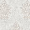 Papier peint damassé clair effet vintage ·  792285