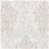Papier peint damassé clair effet vintage