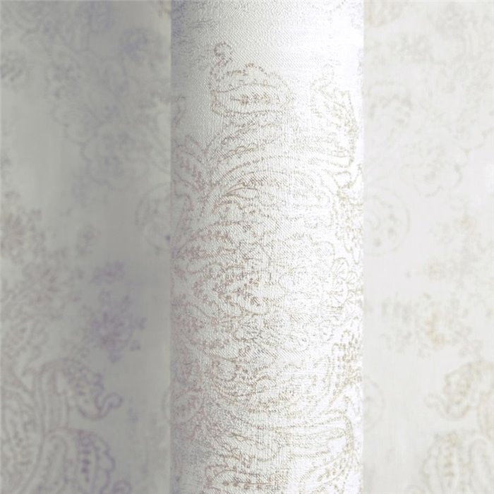 Papier peint damassé clair effet vintage ·  792285
