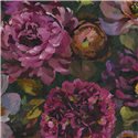 Papier peint floral aux nuances violettes à texture picturale ·  792311