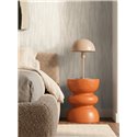 Texturierte Tapete in Beige und Hellgrau ·  792321
