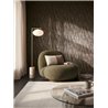 Papier peint texturé brun foncé à lignes verticales · 792324