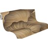 Papier peint à feuilles abstraites en tons naturels · 792333