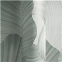 Papier peint feuilles abstraites en vert doux ·  792335