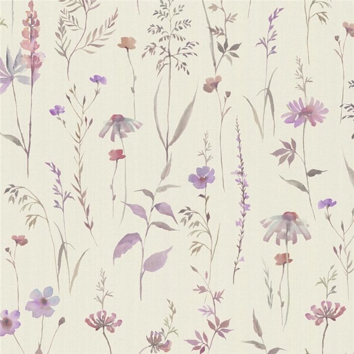 Papier peint floral aquarelle pastel sur fond clair ·  792371