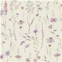 Aquarell-Floraltapete in Pastellfarben auf hellem Hintergrund ·  792371