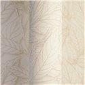 Papier peint feuilles beige subtile relief texturé ·  792381