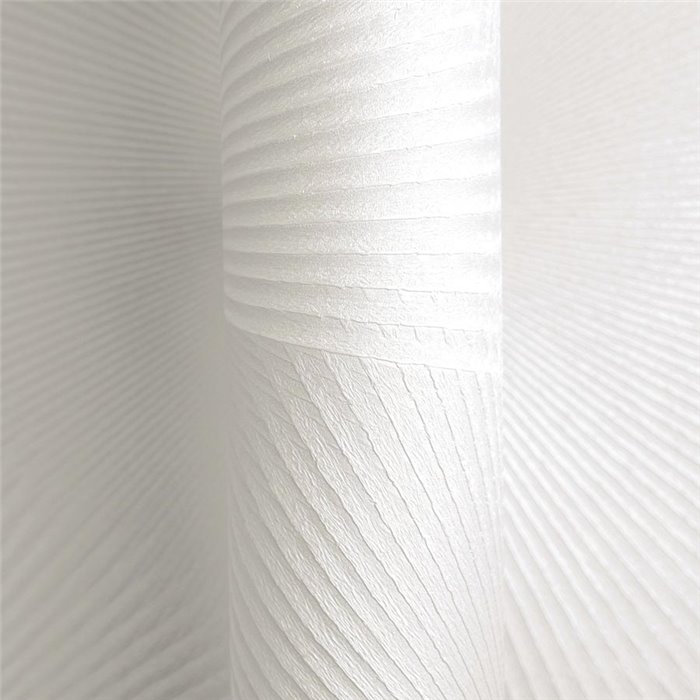 Geometrische Tapete mit strahlenden Linien in Hellgrau und Weiß ·  792521