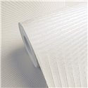 Geometrische Tapete mit strahlenden Linien in Hellgrau und Weiß ·  792521